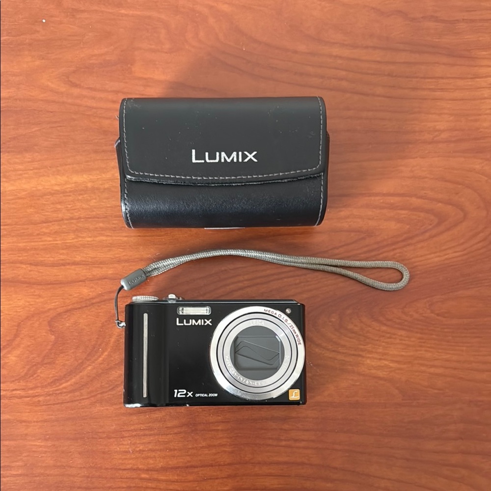 Panasonic Black Digital Camera Compact Lumix Design
